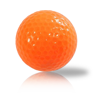 Custom New Orange Blank Balls Used Golf Balls - The Golf Ball Company