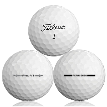 Custom Titleist Pro V1 Refinished (Straight Line) Used Golf Balls - The Golf Ball Company