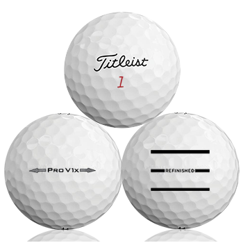 Titleist Pro V1X Refinished (Triple-Line) Used Golf Balls - The Golf Ball Company