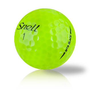 Snell My Tour Ball Black Yellow Used Golf Balls - The Golf Ball Company