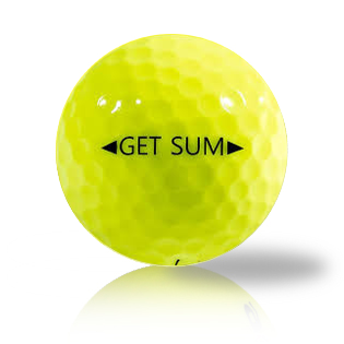 Snell Get Sum Yellow Used Golf Balls - The Golf Ball Company