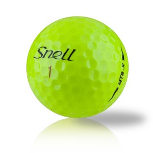 Custom Snell My Tour Ball X Yellow Used Golf Balls - The Golf Ball Company