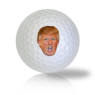 Donald Trump's Face Golf Balls Used Golf Balls - The Golf Ball Company