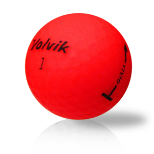 Volvik Vivid Red Used Golf Balls - The Golf Ball Company