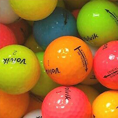 Volvik Color Crystal Mix Used Golf Balls - The Golf Ball Company