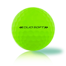 Custom Wilson Duo Soft Optic Green Used Golf Balls - The Golf Ball Company