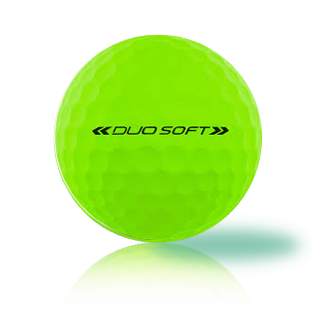 Custom Wilson Duo Soft Optic Green Used Golf Balls - The Golf Ball Company